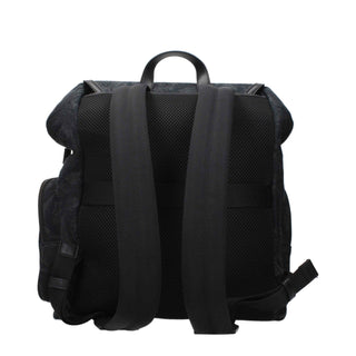 Versace Black Fabric Backpack