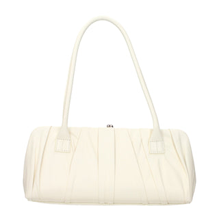 Jil Sander White Leather Shoulder Bag