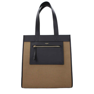 Burberry Brown Fabric Shoulder Bag