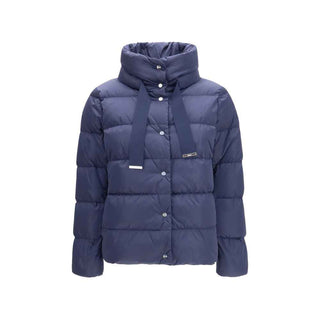 Herno Blue Polyester Full-Length Jacket