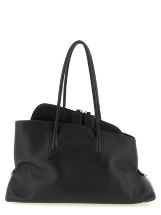 The Attico Black Calfskin Shoulder Bag