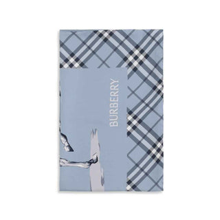 Burberry Blue Silk Scarf