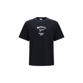 Burberry Black Cotton T-Shirt