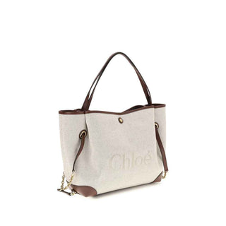 Chloé Beige Cotton Shoulder Bag