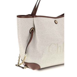 Chloé Beige Cotton Shoulder Bag