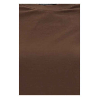 Brunello Cucinelli Brown Elastane T-Shirt