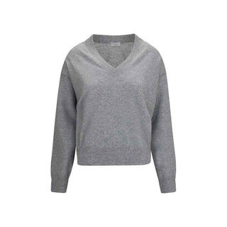 Brunello Cucinelli Gray Cashmere Sweater