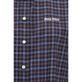 Miu Miu Multicolor Cotton Pattern Shirt