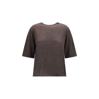 Loulou De Saison Brown Cashmere T-Shirt