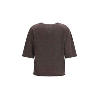 Loulou De Saison Brown Cashmere T-Shirt