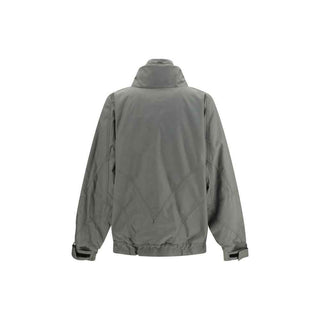 The Attico Gray Cotton Bomber