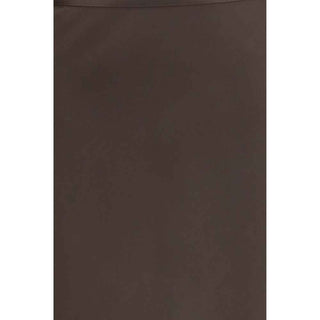 Loulou De Saison Brown Silk Long Skirt