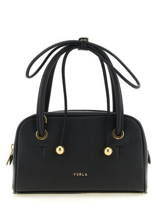 Furla Black Calfskin Handbag