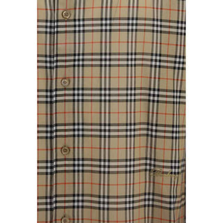 Burberry Beige Cotton Pattern Shirt