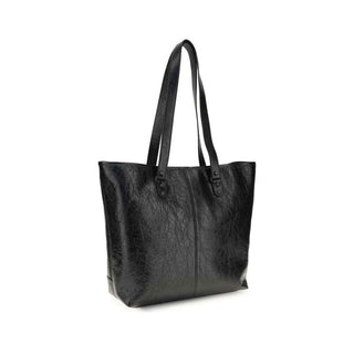 Balenciaga Black Lamb Ovis Aries Aries Shoulder Bag