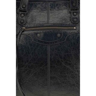 Balenciaga Black Lamb Ovis Aries Aries Shoulder Bag
