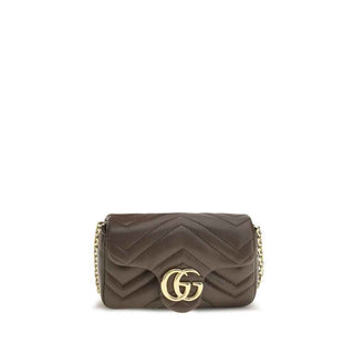 Gucci Brown Calf Leather Bos Taurus Handbag