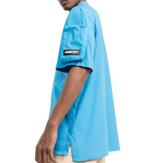 Ambush Blue Cotton Shortsleeve Shirt