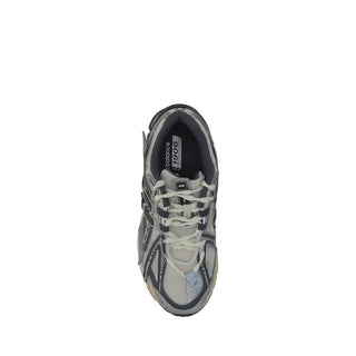 New Balance Silver Fabric Athletic Sneakers