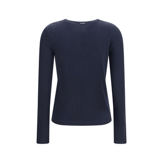 Max Mara Blue Lyocell Sweatshirt