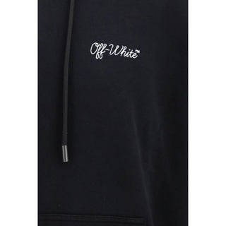 Off-White Black Cotton Sweatshirt