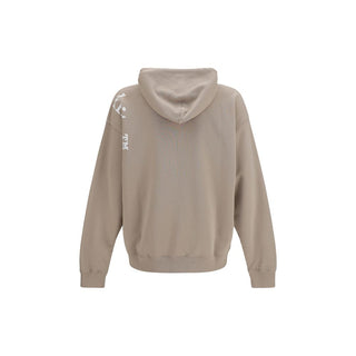 Off-White Beige Cotton Sweatshirt
