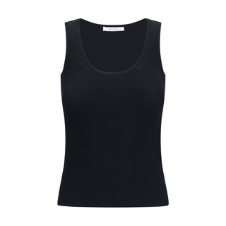 Max Mara Black Viscose Tank Tops