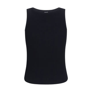 Max Mara Black Viscose Tank Tops