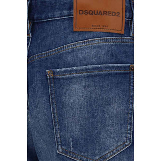 Dsquared² Blue Cotton Bermuda Shorts