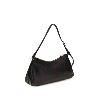 Prada Black Calf Leather Bos Taurus Shoulder Bag