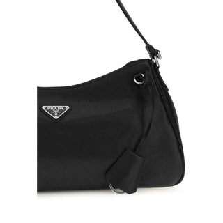 Prada Black Calf Leather Bos Taurus Shoulder Bag