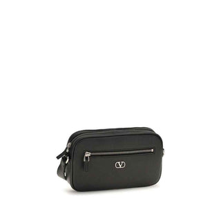 Valentino Garavani Black Calf Leather Bos Taurus Wallet