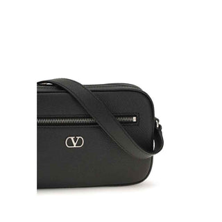 Valentino Garavani Black Calf Leather Bos Taurus Wallet