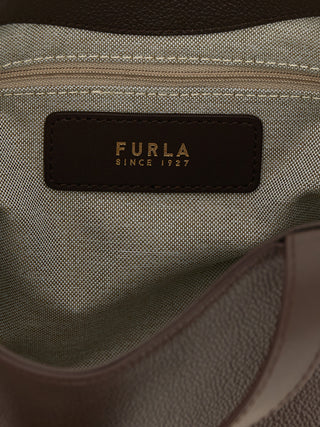 Furla Brown Calfskin Tote Bag