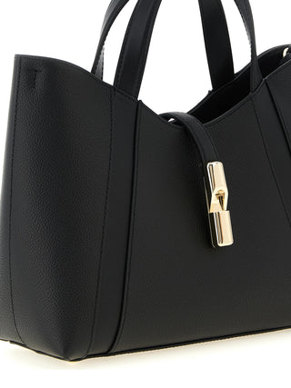 Furla Black Calfskin Tote Bag