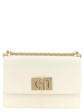Furla White Calfskin Crossbody Bag