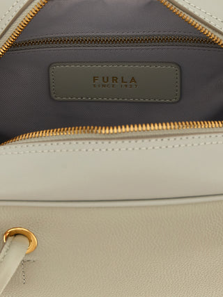 Furla Gray Calfskin Handbag