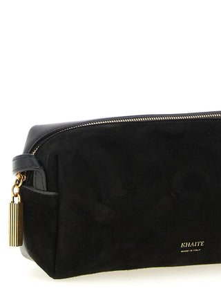 Khaite Black Calfskin Crossbody Bag