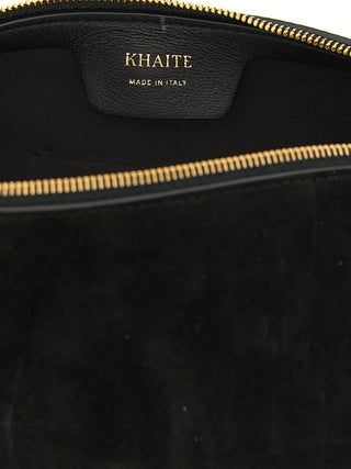 Khaite Black Calfskin Crossbody Bag