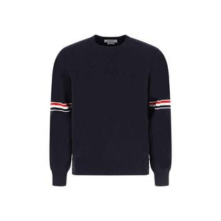 Thom Browne Blue Cotton Sweatshirt