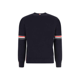 Thom Browne Blue Cotton Sweatshirt