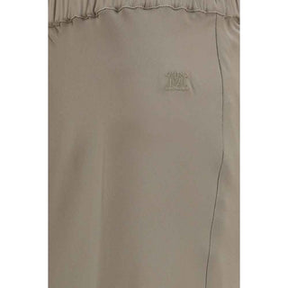Max Mara Beige Silk Long Skirt