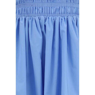 Ganni Blue Cotton Casual Dress