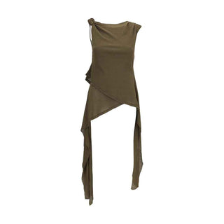 Ganni Bicolor Polyester Blouse