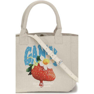 Ganni Beige Polyester Shoulder Bag
