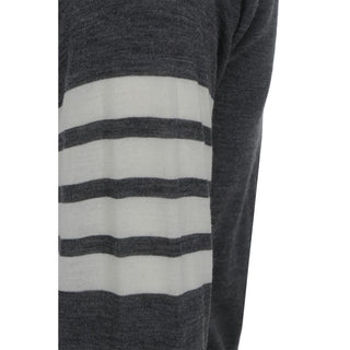 Thom Browne Gray Wool Oves Aries Cardigan