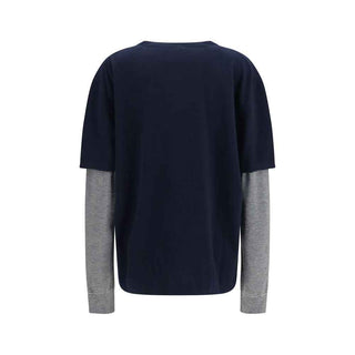 Miu Miu Blue Wool Oves Aries Sweatshirt