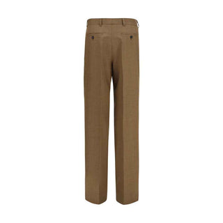 Prada Brown Wool Oves Aries Dress Pants