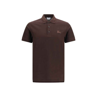 Burberry Brown Cotton Polo Shirt