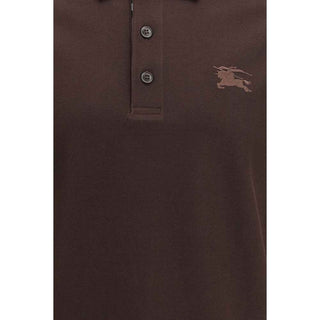 Burberry Brown Cotton Polo Shirt